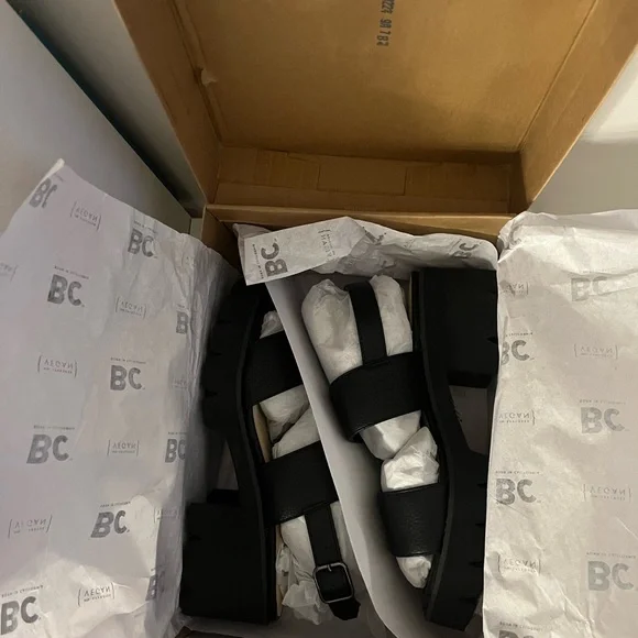 BC Women's Left Unsaid Black Sport Sandal - Picture 4 of 6